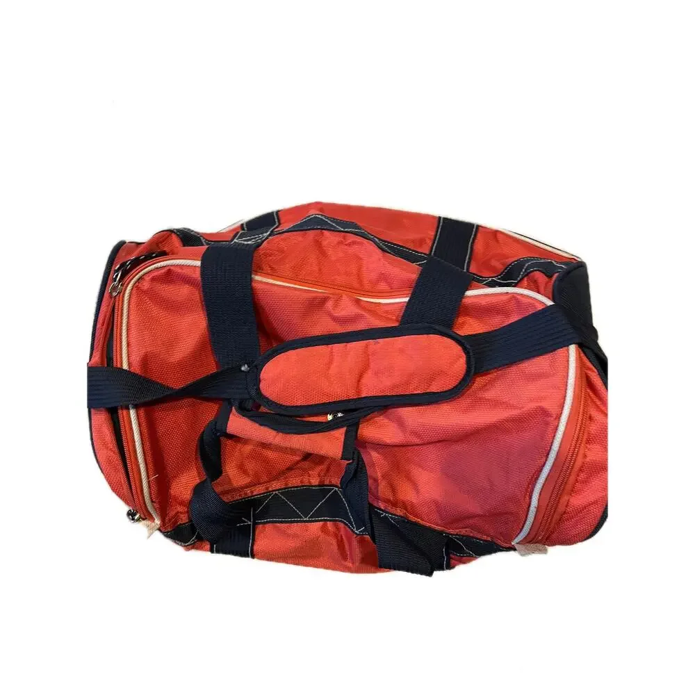Nautica Blue Red Duffel 20x12x12